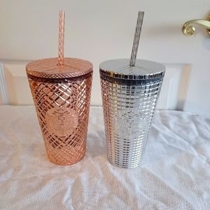 Starbucks Tumblr cups 16oz lot of 2 new.